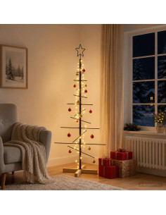 Albero di Natale in metallo con supporto KUOPIO 120 cm