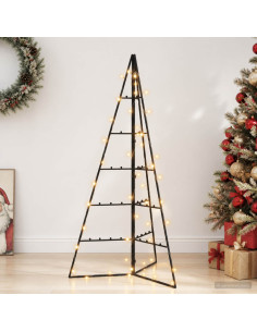 Albero di Natale in metallo KUOPIO 100 cm Bianco caldo Acciaio