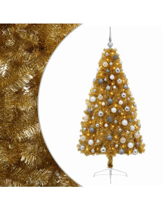 Albero di Natale artificiale con palline 210 cm 300 LED 2