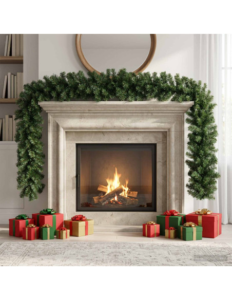 Ghirlanda di Natale Verde 270 cm PVC