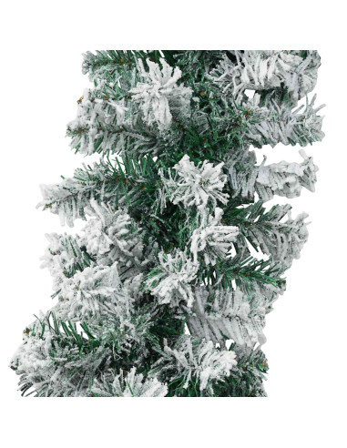 Ghirlanda di Natale Bianco 270 cm PVC