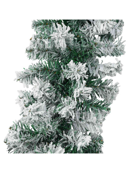 Ghirlanda di Natale Bianco 270 cm PVC