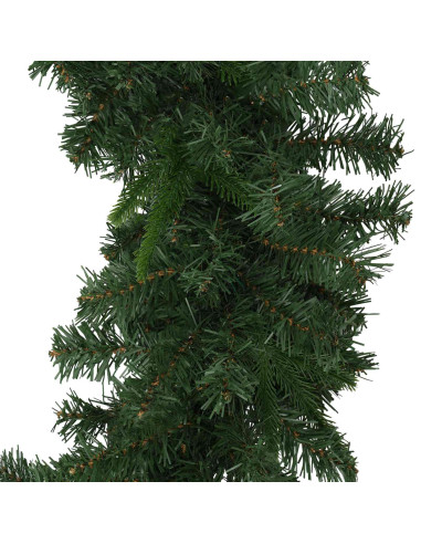 Ghirlanda di Natale Verde 270 cm PVC e PE