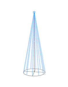 Albero di Natale a Cono Blu 732 LED 160x500 cm 2