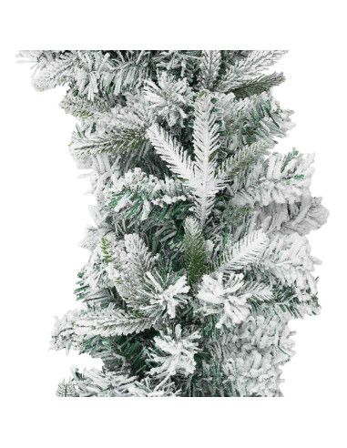 Ghirlanda di Natale Bianco 270 cm PVC e PE