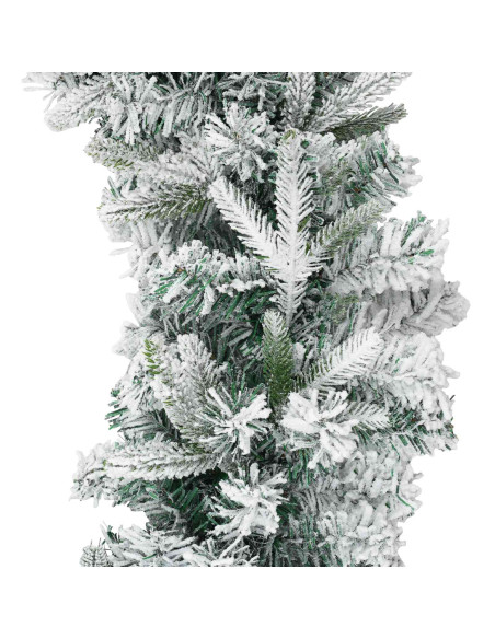 Ghirlanda di Natale Bianco 270 cm PVC e PE