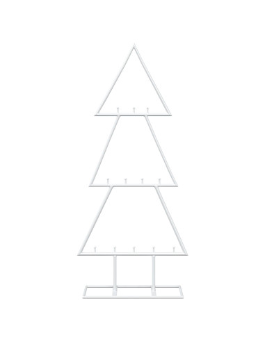 Albero di Natale in metallo con supporto KUOPIO 60 cm Acciaio