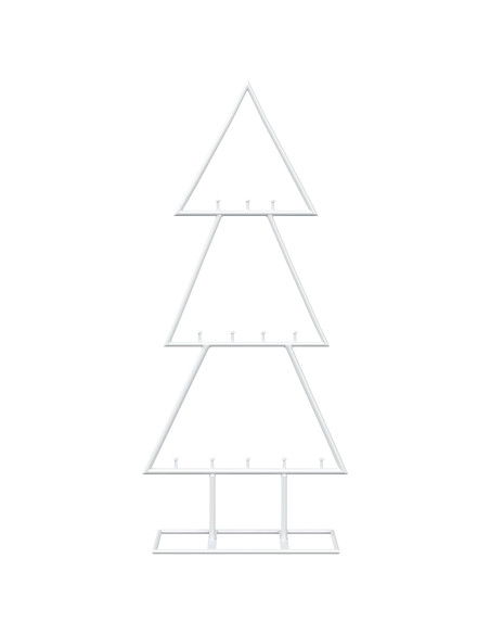 Albero di Natale in metallo con supporto KUOPIO 60 cm Acciaio