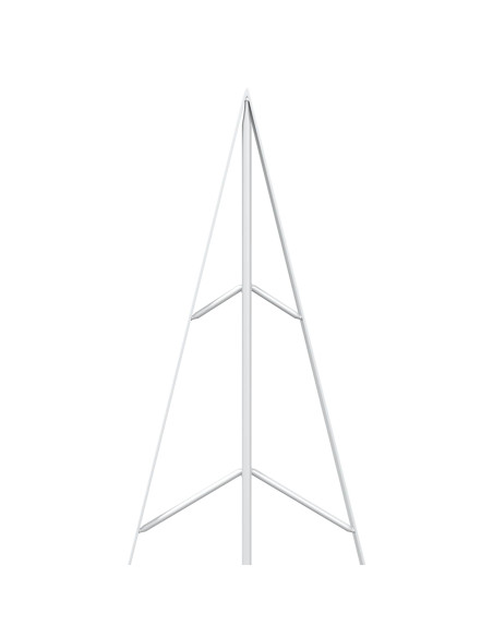 Albero di Natale in metallo con supporto KUOPIO 60 cm Acciaio