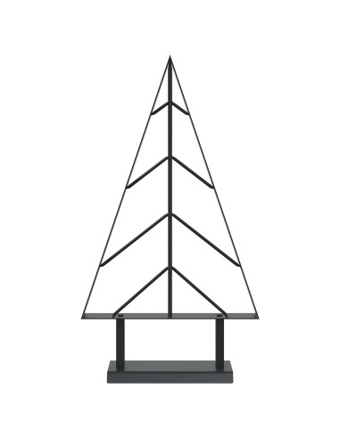 Albero di Natale in metallo con supporto KUOPIO 60 cm Acciaio