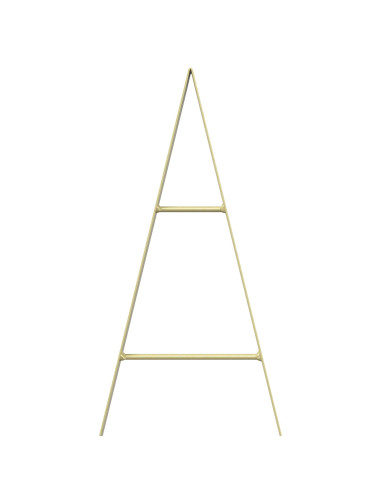 Albero di Natale in metallo KUOPIO 60 cm Acciaio Oro