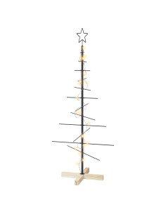 Albero di Natale in metallo con supporto KUOPIO 120 cm 2