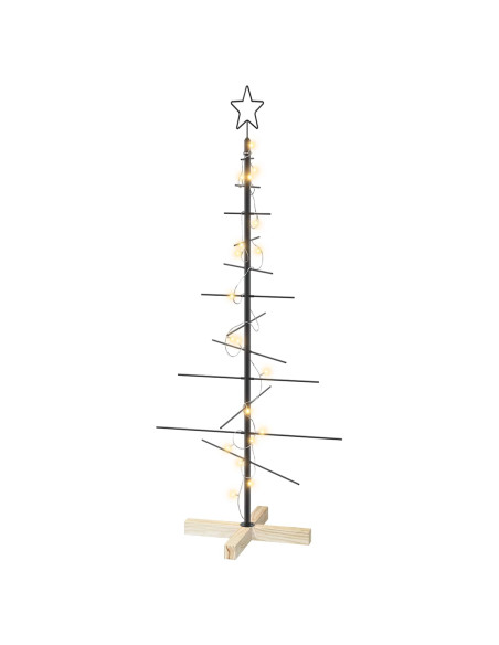 Albero di Natale in metallo con supporto KUOPIO 120 cm