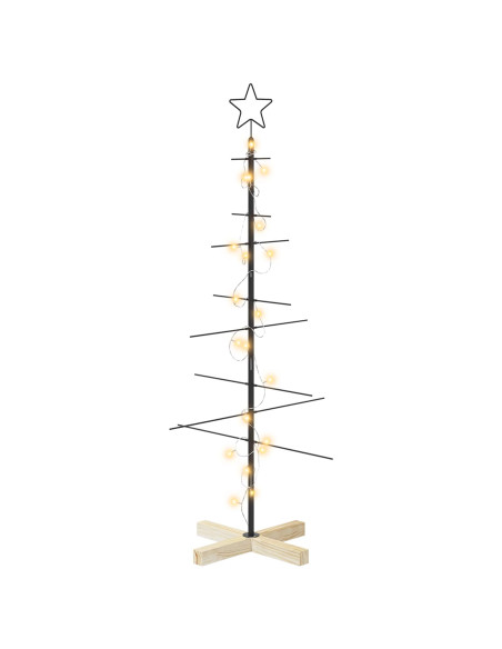 Albero di Natale in metallo con supporto KUOPIO 120 cm