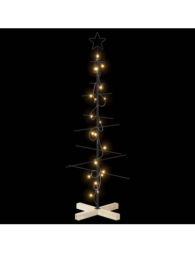 Albero di Natale in metallo con supporto KUOPIO 120 cm