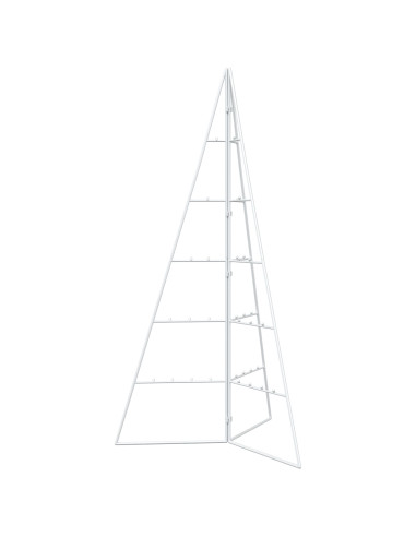 Albero di Natale in metallo KUOPIO 100 cm Acciaio Bianco