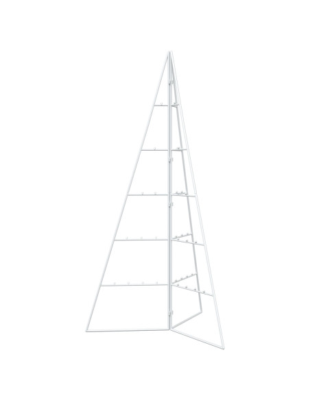 Albero di Natale in metallo KUOPIO 100 cm Acciaio Bianco