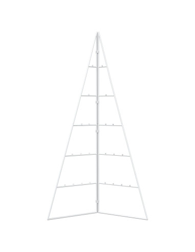 Albero di Natale in metallo KUOPIO 100 cm Acciaio Bianco