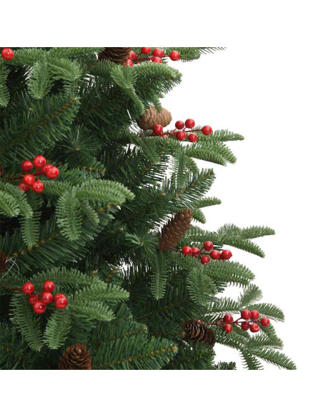Albero di Natale artificiale con 300 LED Verde 180 cm
