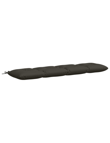 Cuscino per panchina VIANEN 100% Poliestere Antracite