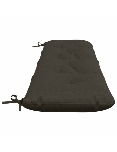 Cuscino per panchina VIANEN 100% Poliestere Antracite