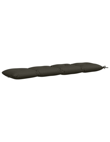 Cuscino per panchina VIANEN 100% Poliestere Antracite