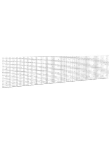 Gabione con filo da 5 mm e rete 10x10 cm 950x20x200 cm