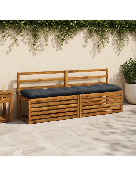 Cuscino per panchina VIANEN 100% Poliestere Blu Scuro