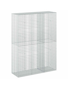 Gabione con Filo da 5 mm e Rete da 5x2,5 cm 150x50x200 cm 2