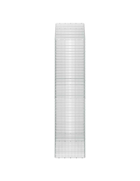 Gabione con Filo da 5 mm e Rete da 5x2,5 cm 150x50x200 cm