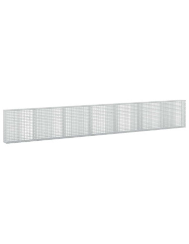 Gabione con Filo da 5 mm e Rete da 5x2,5 cm 700x30x100 cm