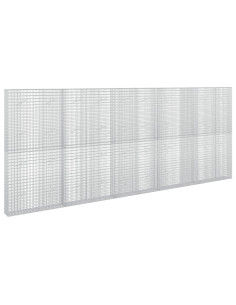 Gabione con Filo da 5 mm e Rete da 5x2,5 cm 500x20x200 cm 2