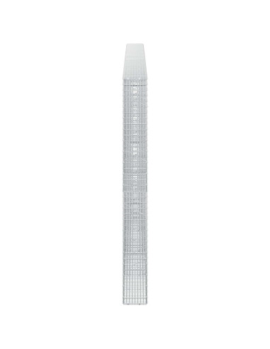 Gabione con Filo da 5 mm e Rete da 5x2,5 cm 500x20x200 cm