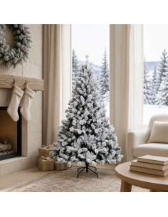 Albero di Natale Artificiale con Rami Pieghevoli 120 cm