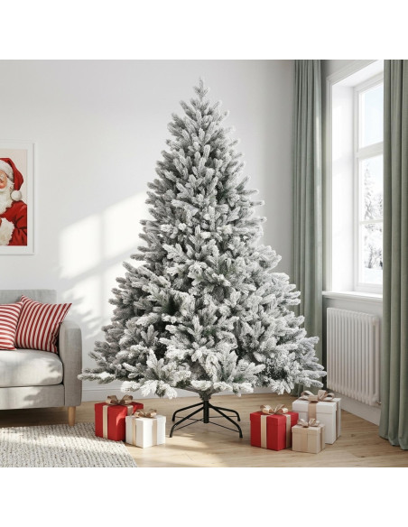 Albero di Natale Artificiale con Rami Pieghevoli 210 cm