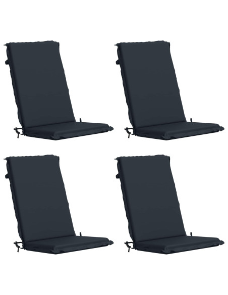 Cuscino per sedia a schienale alto GEMERT 4 pz 100% Poliestere