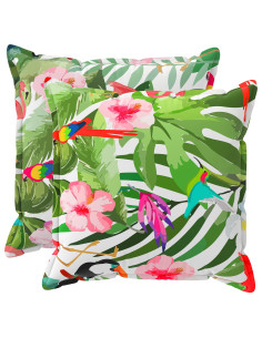 Cuscino 2 pz HOUTEN Multicolore 70 x 70 cm Poliestere 2