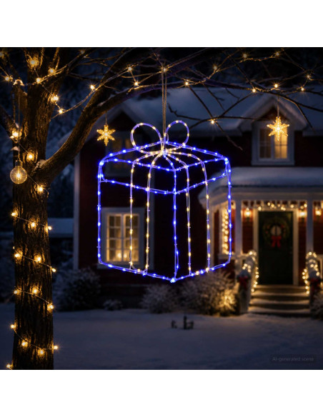 Luci di Natale per finestra a sagoma LOVIISA 200 LED
