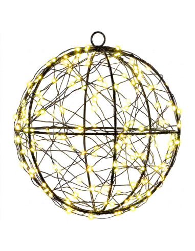 Luce a punta di Natale 2 pz 400 LED Bianco caldo Ø 20 x 22 cm