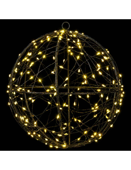 Luce a punta di Natale 2 pz 400 LED Bianco caldo Ø 20 x 22 cm