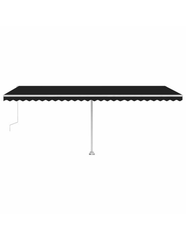 Tenda Automatica con Sensore Vento e LED 600x300 cm Antracite