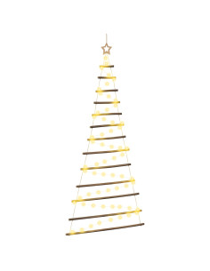 Albero di Natale appeso 180 cm 100 LED Bianco caldo 2