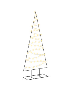 Albero di Natale in metallo KUOPIO 180 cm Bianco caldo Acciaio 2
