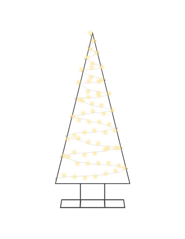 Albero di Natale in metallo KUOPIO 180 cm Bianco caldo Acciaio