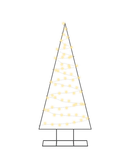 Albero di Natale in metallo KUOPIO 180 cm Bianco caldo Acciaio