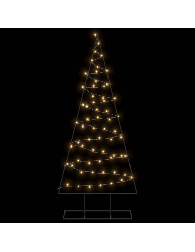 Albero di Natale in metallo KUOPIO 180 cm Bianco caldo Acciaio