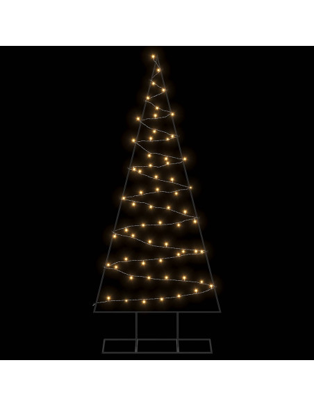 Albero di Natale in metallo KUOPIO 180 cm Bianco caldo Acciaio