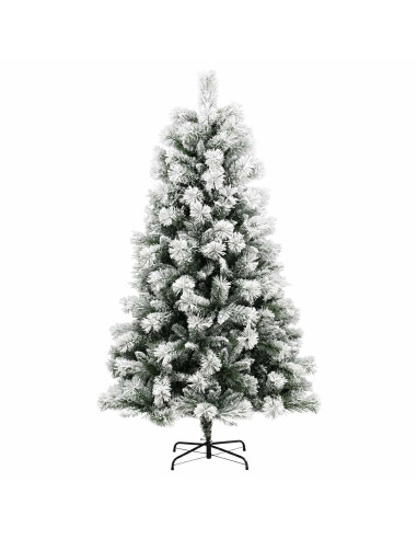 Albero di Natale artificiale con rami snodati e palline 240 cm