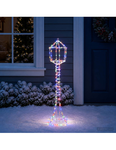 Lampione di Natale LED LOVIISA 160 LED Multicolore