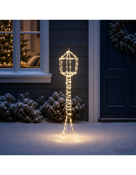 Lampione di Natale LED LOVIISA 160 LED Bianco caldo